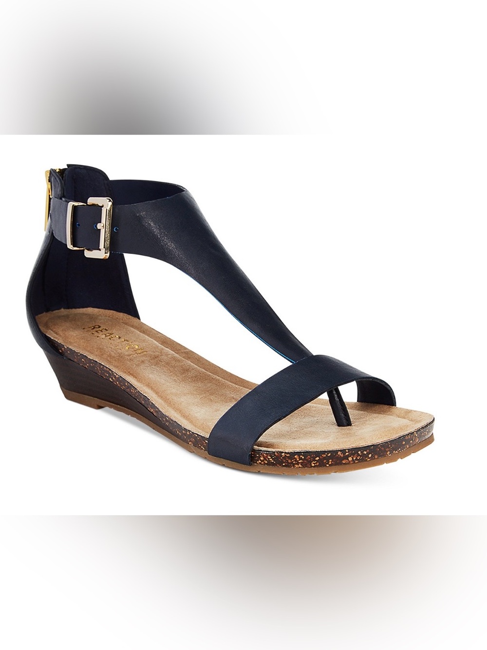 Kenneth Cole Reaction “Great Gal” Navy Sandals - Size 9 - NWT